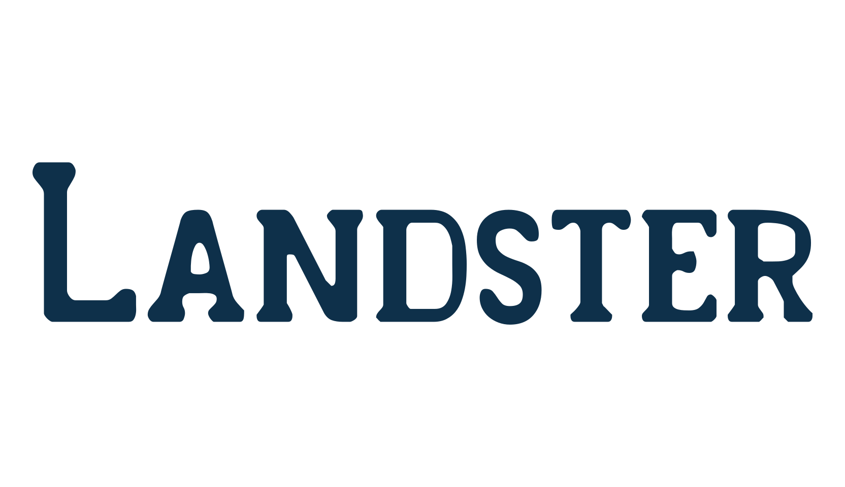 Landster, retro font preview