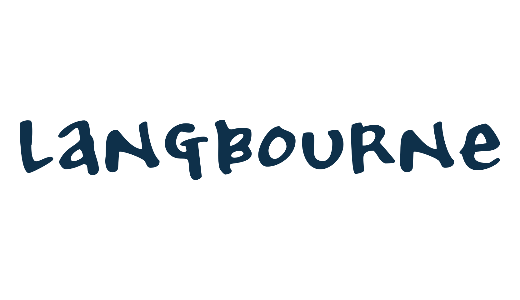 Langbourne, handwriting font preview
