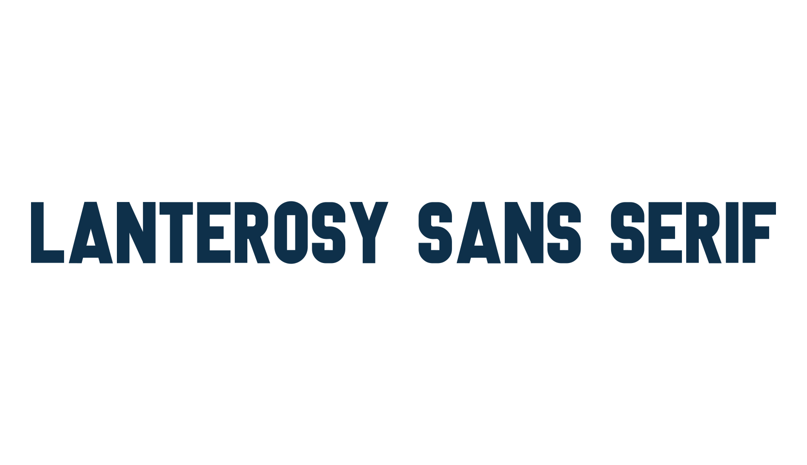 Lanterosy Sans Serif, basic sans serif font preview