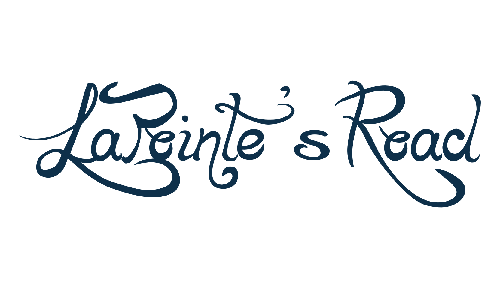LaPointe's Road, calligraphy font preview