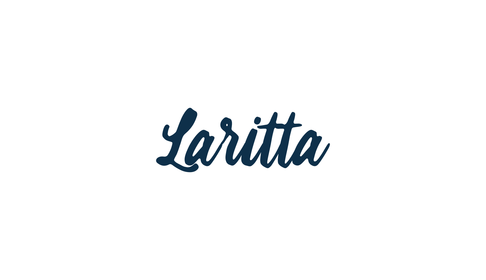 Laritta, handwriting font preview