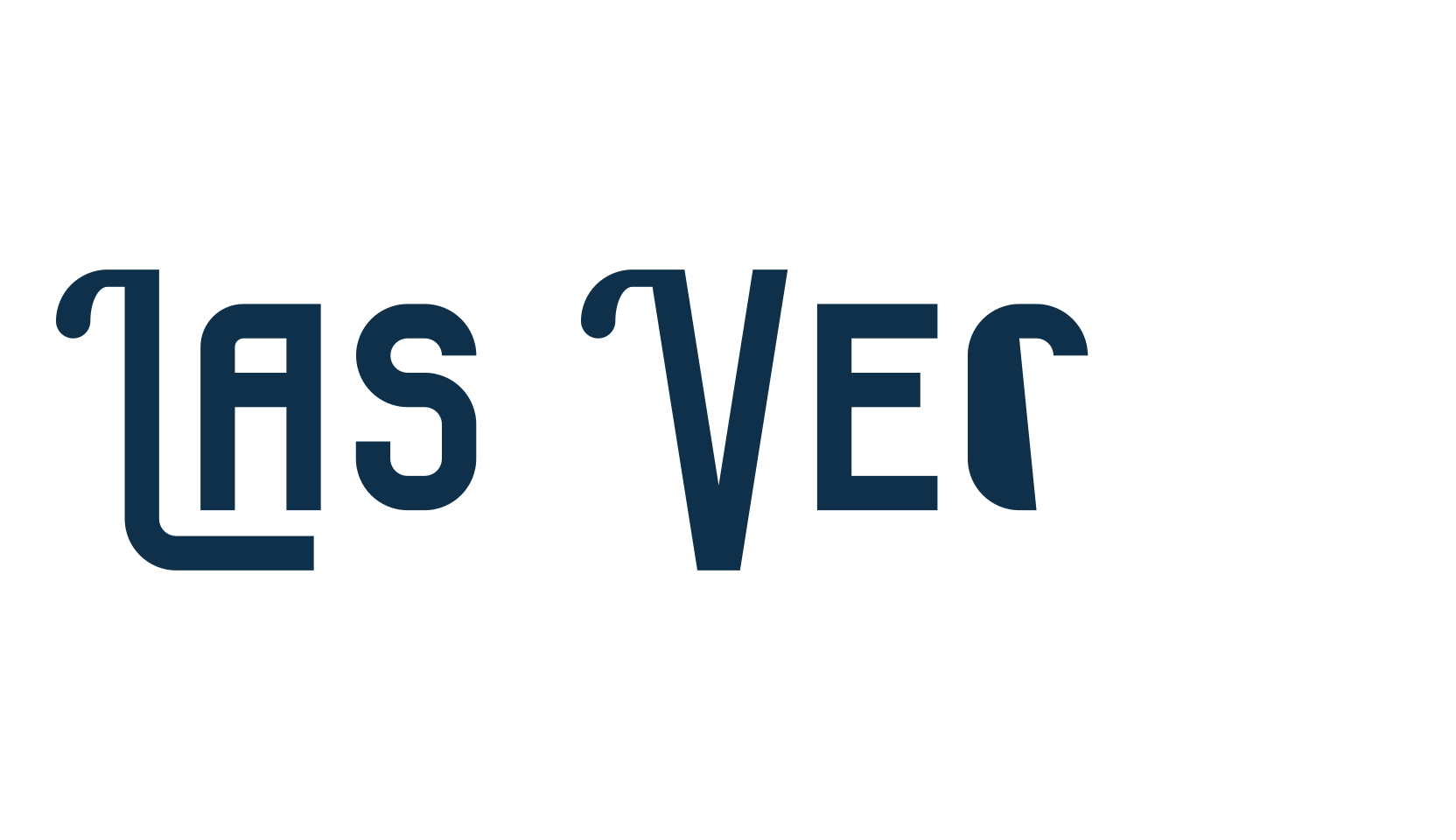 Las Vegas, fancy various decorative font preview