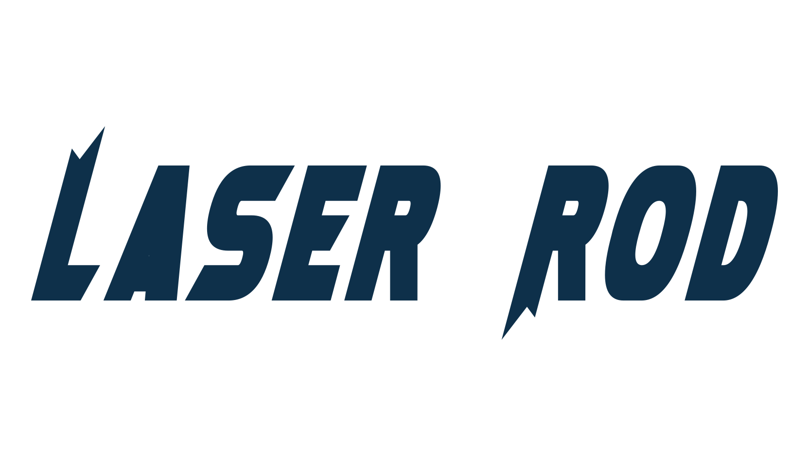 Laser Rod, techno sci-fi font preview