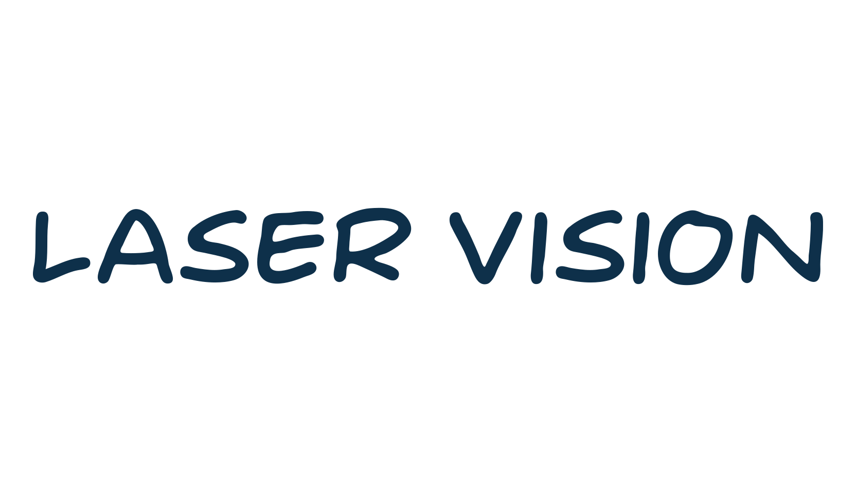 Laser Vision, cartoon font preview