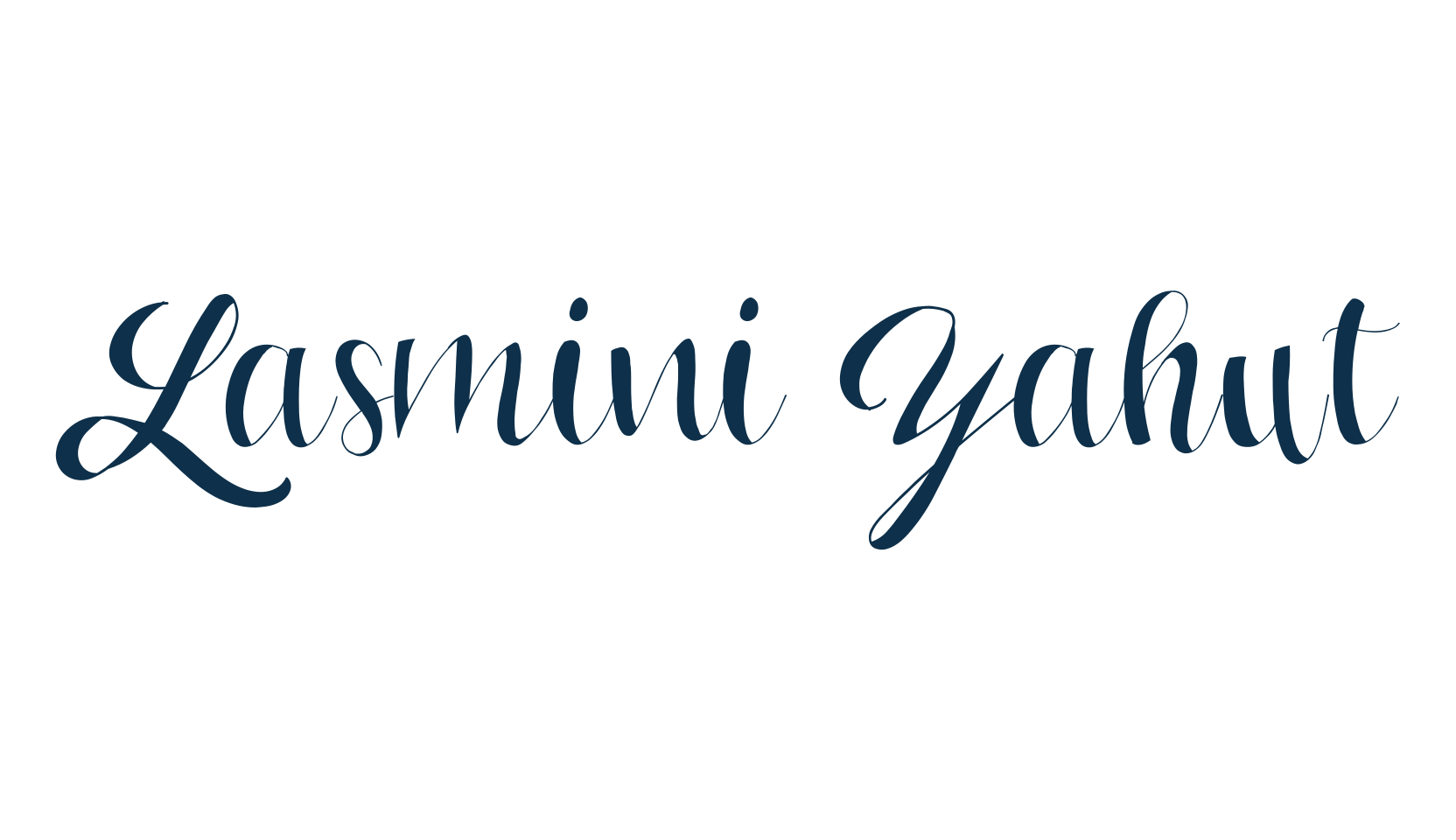 Lasmini Yahut, script calligraphy fancy decorative font preview