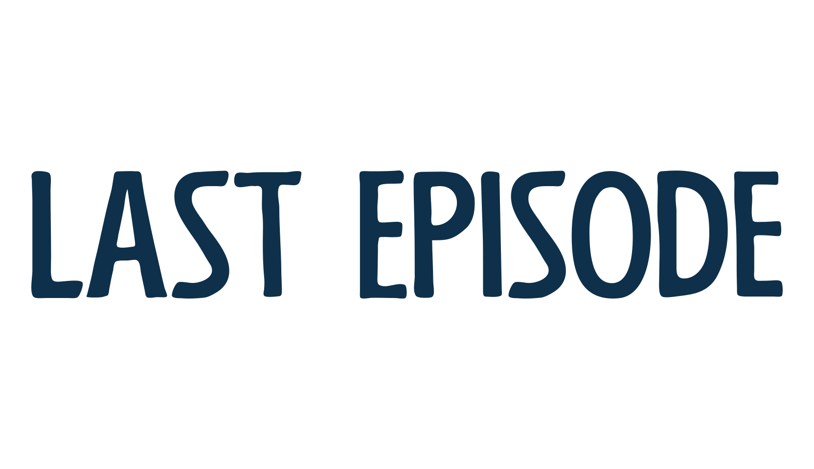 Last Episode, fancy various decorative font preview