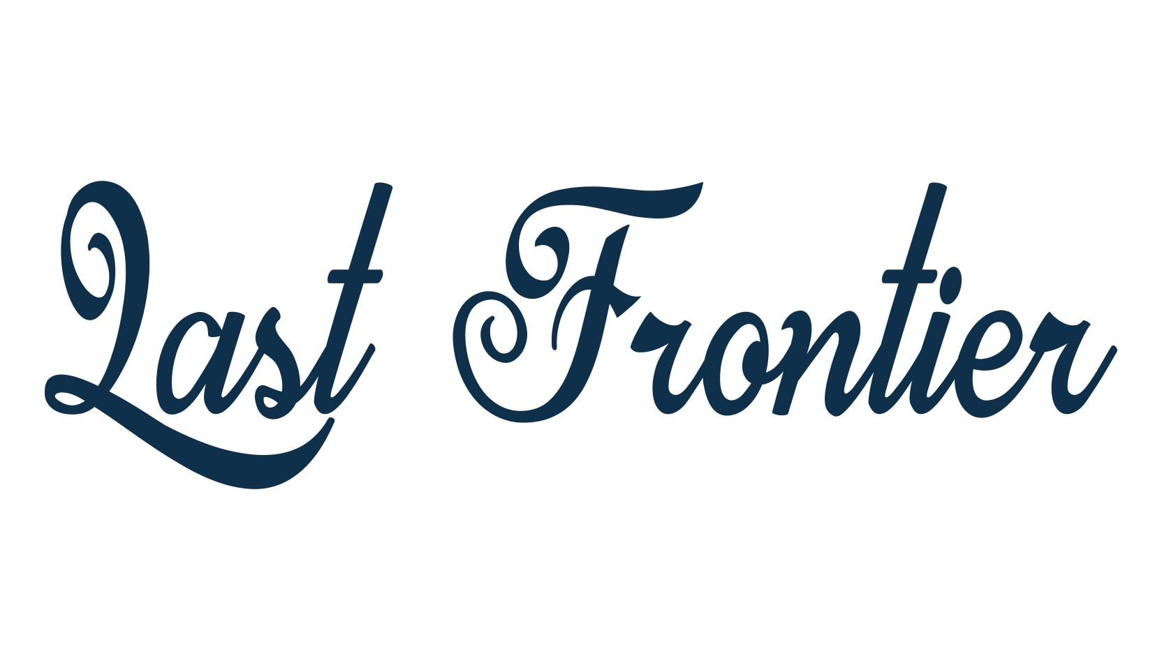 Last Frontier, fancy decorative font preview