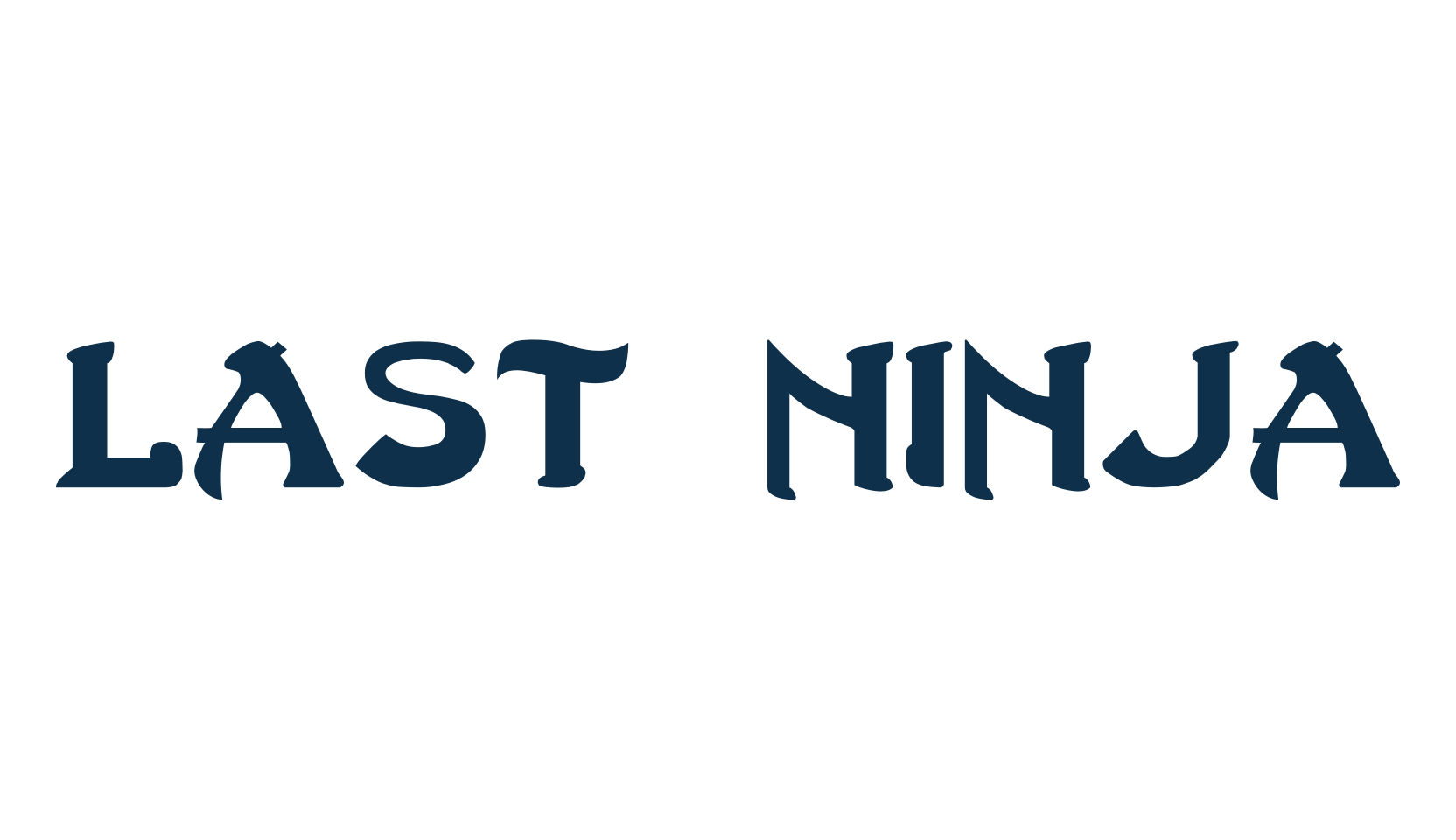 Last Ninja, foreign look chinese, jpn font preview