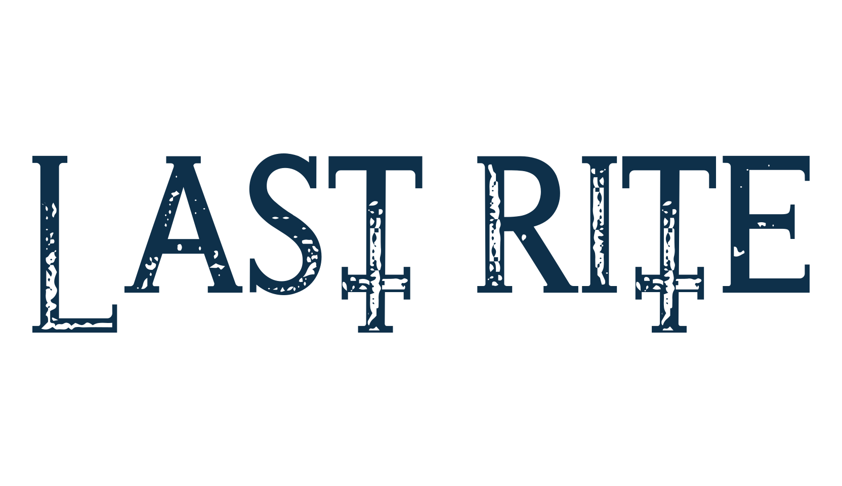 Last Rite, gothic modern font preview