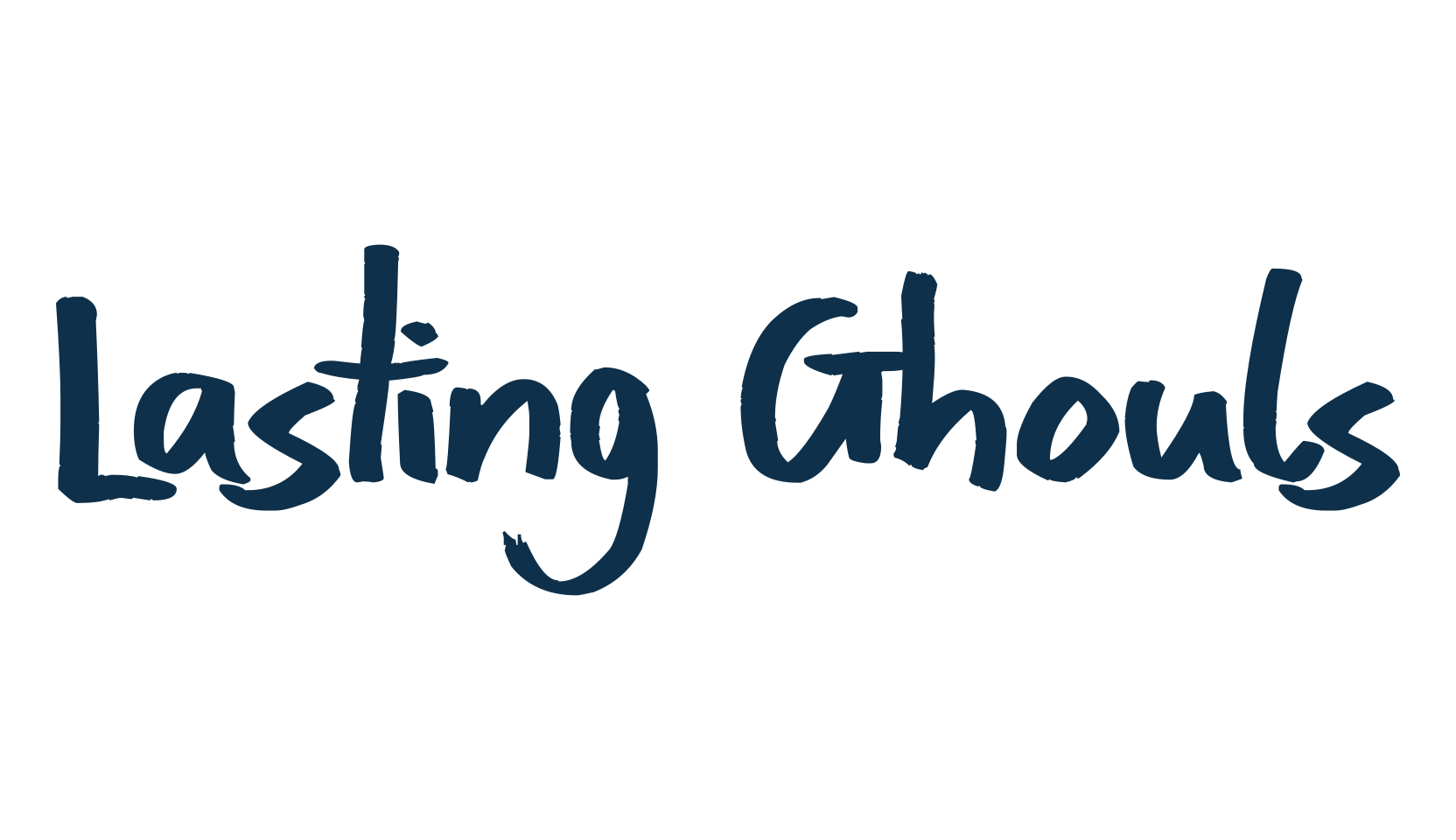 Lasting Ghouls, script handwritten fancy decorative calligraphy font preview