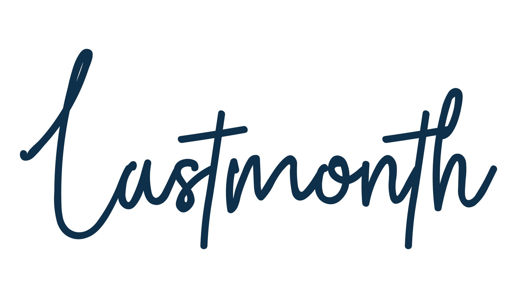 Lastmonth, script handwritten fancy decorative calligraphy font preview