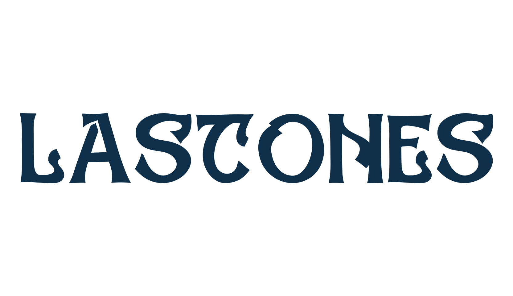 Lastones, retro font preview