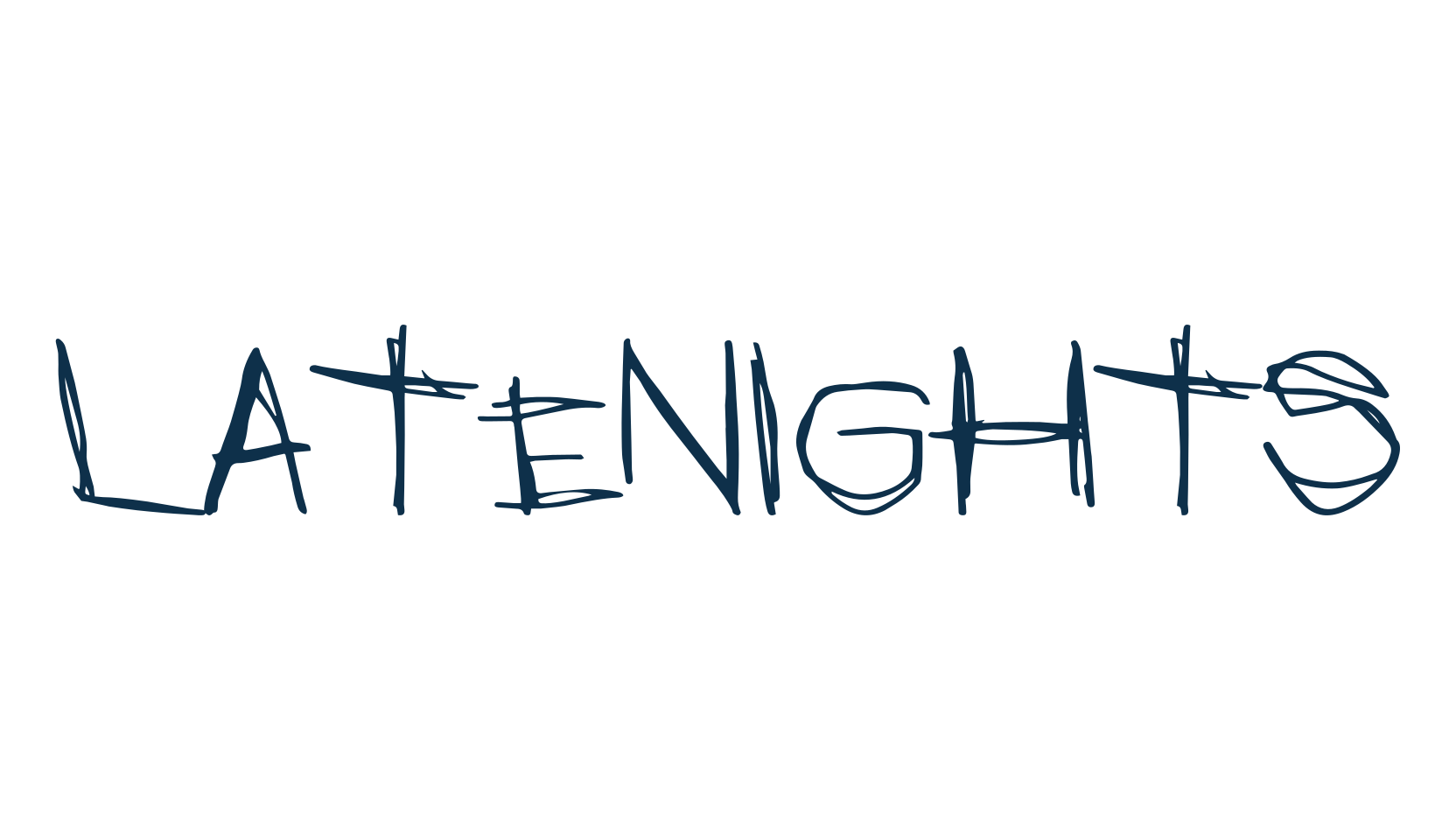LateNights, script trash fancy decorative calligraphy font preview