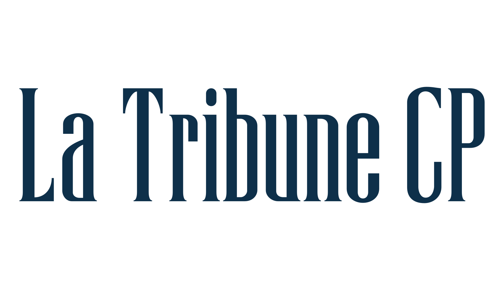 La Tribune CP, fancy retro decorative font preview