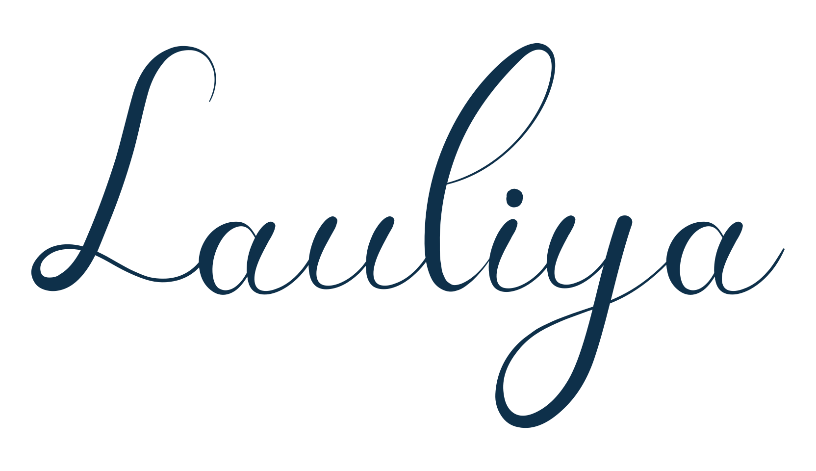 Lauliya, script calligraphy fancy decorative font preview