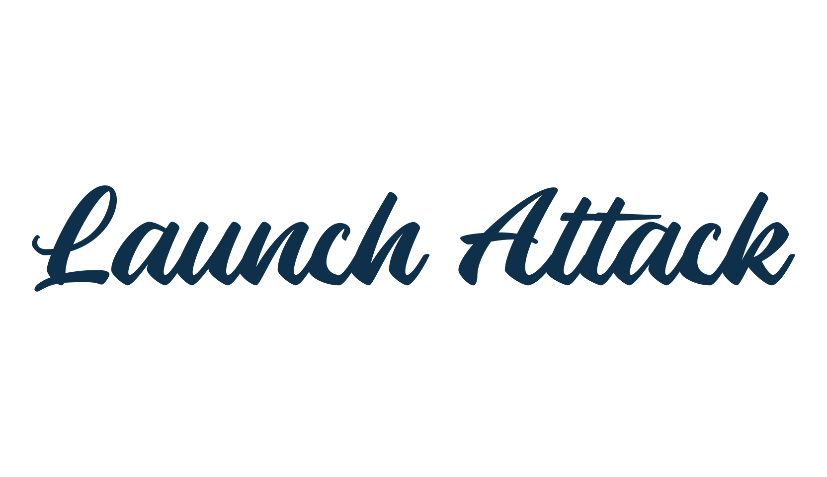 Launch Attack, brush font preview