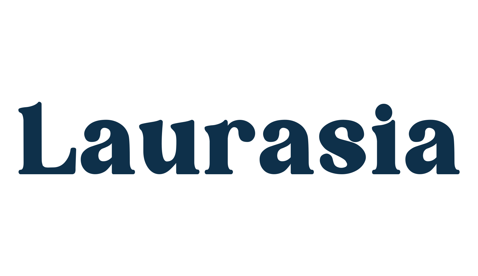 Laurasia, retro font preview