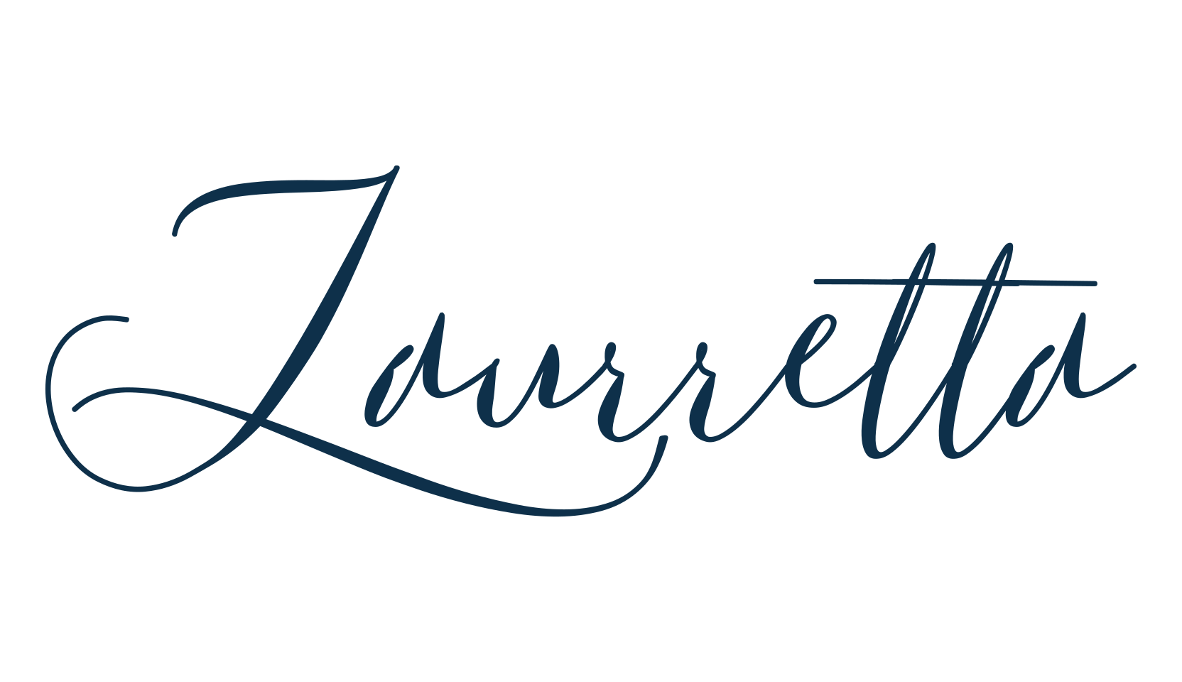 Laurretta, script calligraphy fancy decorative font preview