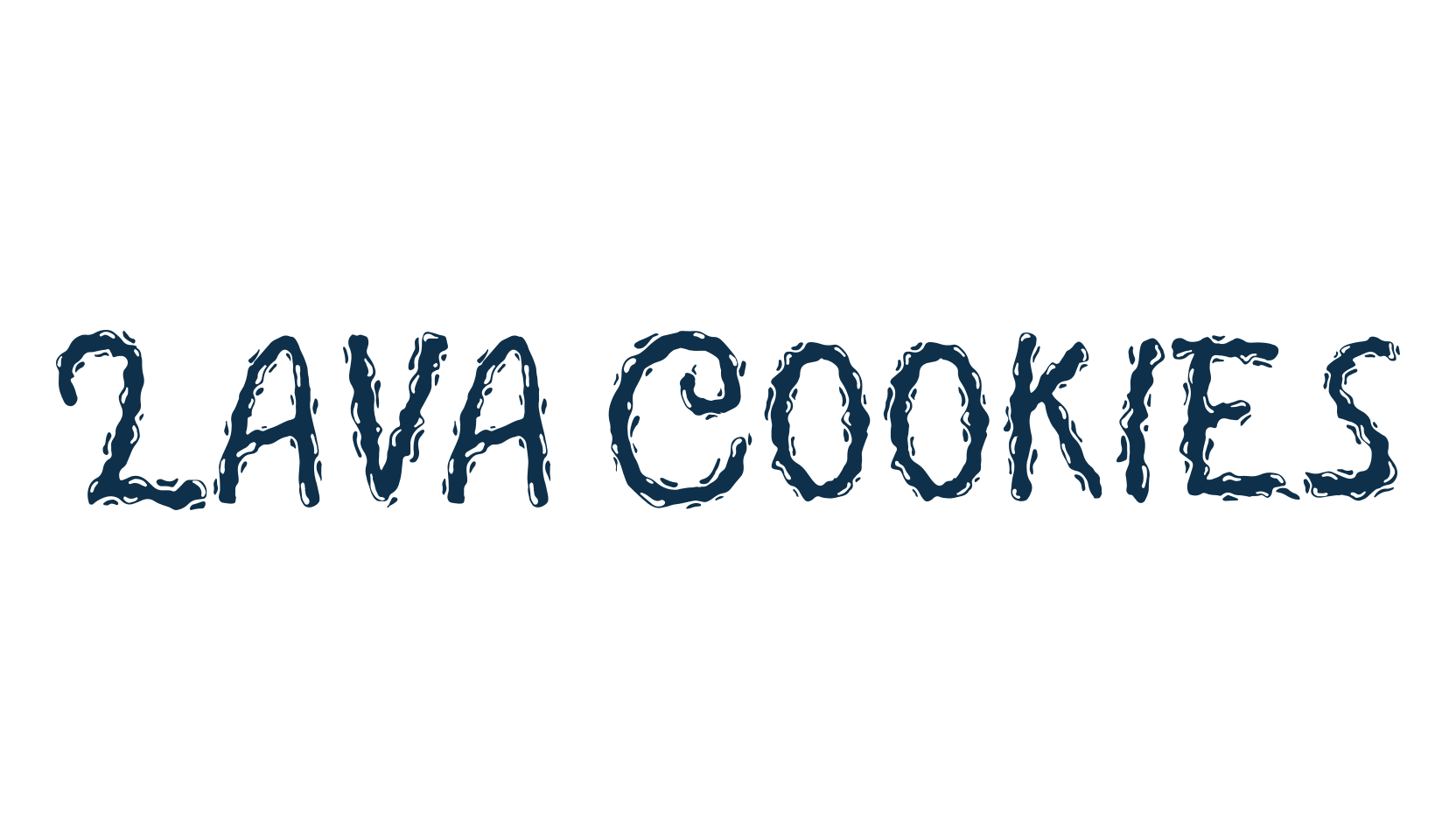 Lava Cookies, fancy decorative font preview