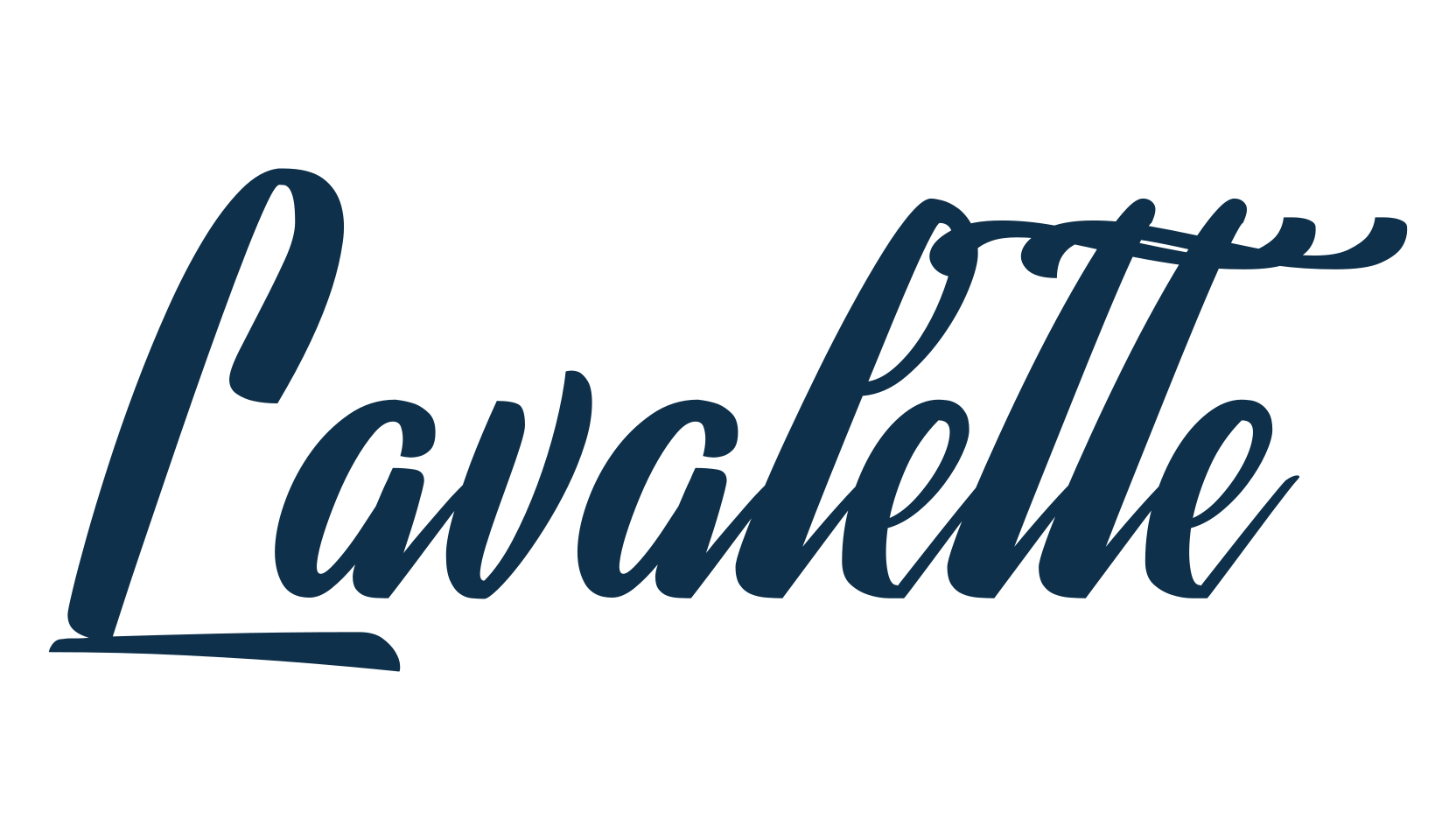 Lavalette, fancy various decorative script calligraphy font preview