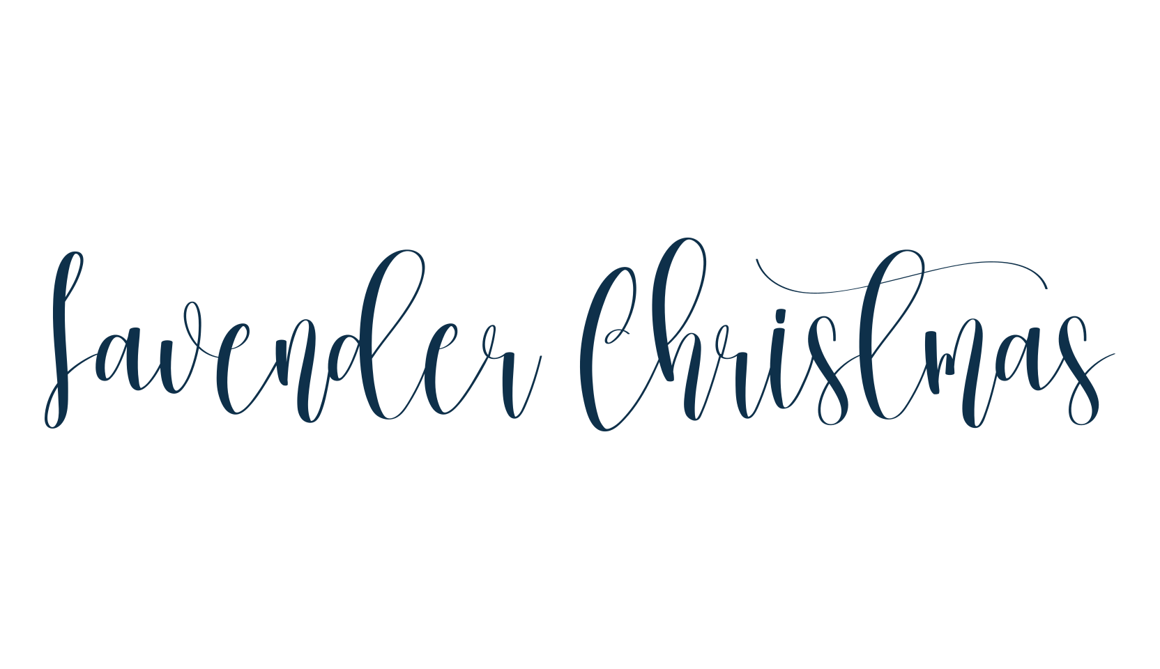 Lavender Christmas, script calligraphy fancy decorative font preview