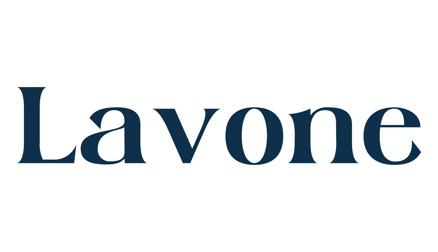 Lavone, basic serif font preview
