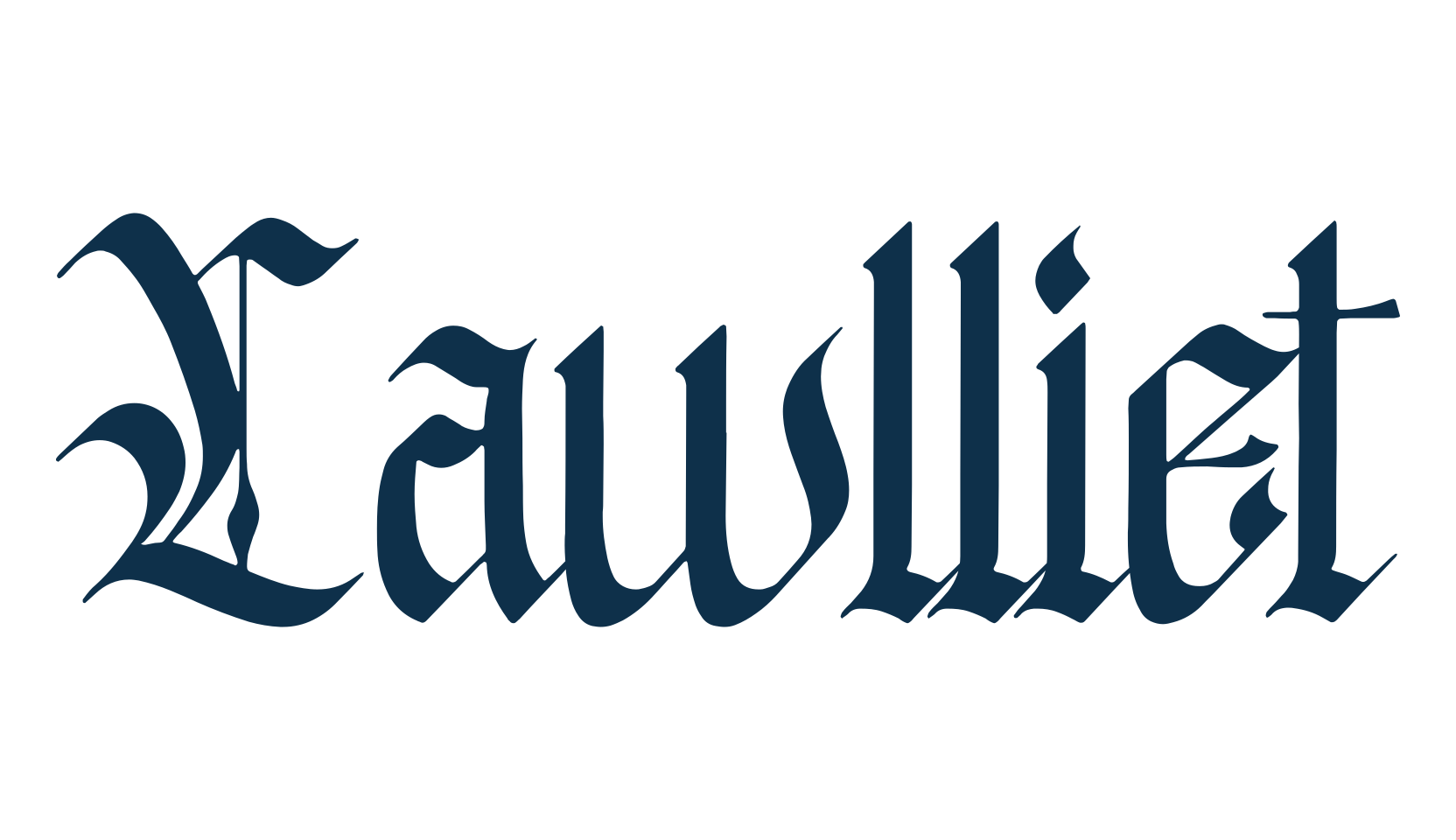 Lawlliet, gothic medieval font preview