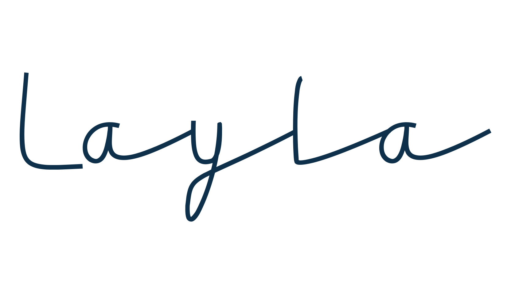 Layla, script handwritten fancy decorative calligraphy font preview