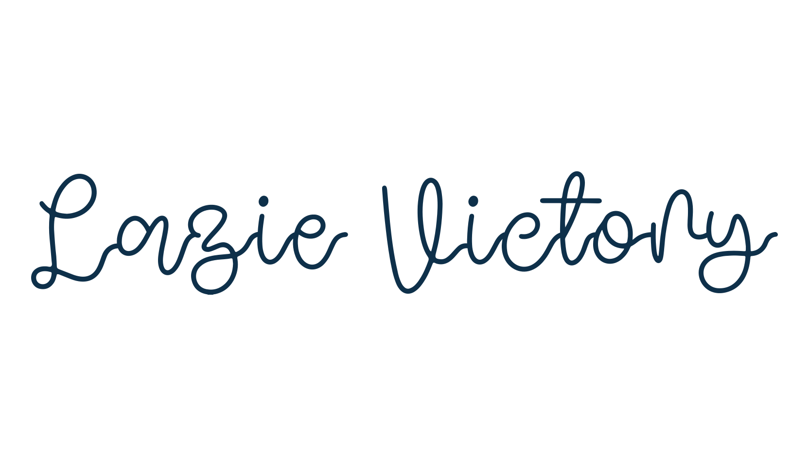 Lazie Victory, fancy decorative font preview