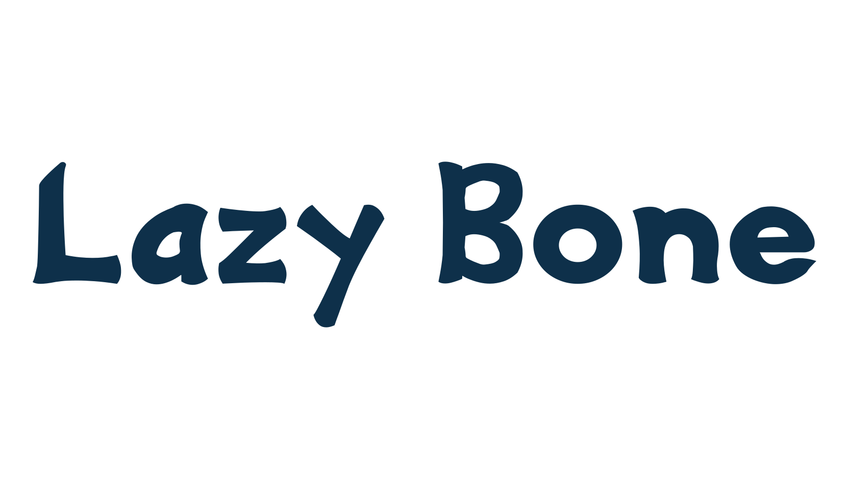 Lazy Bone, various font preview