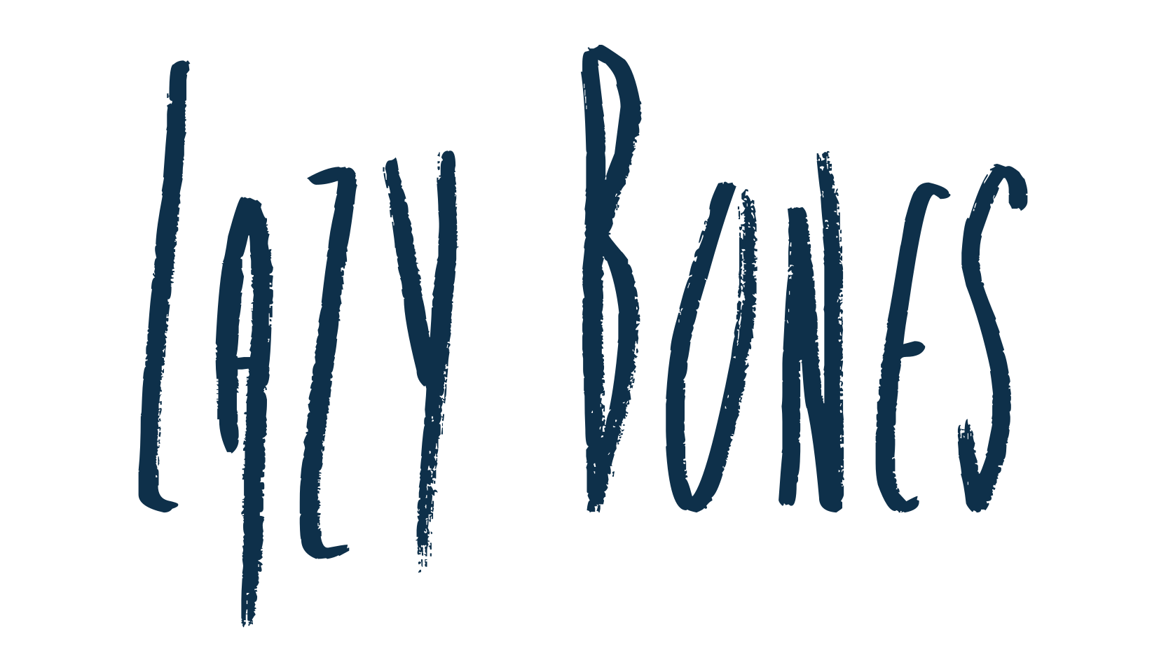 Lazy Bones, script brush fancy decorative calligraphy font preview
