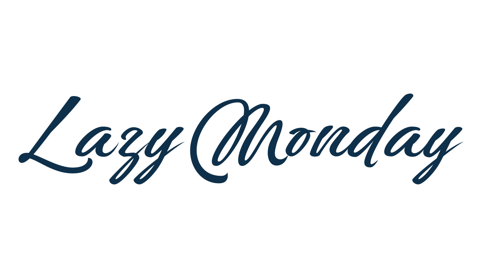 Lazy Monday (lazy-monday-3), script calligraphy fancy decorative font preview