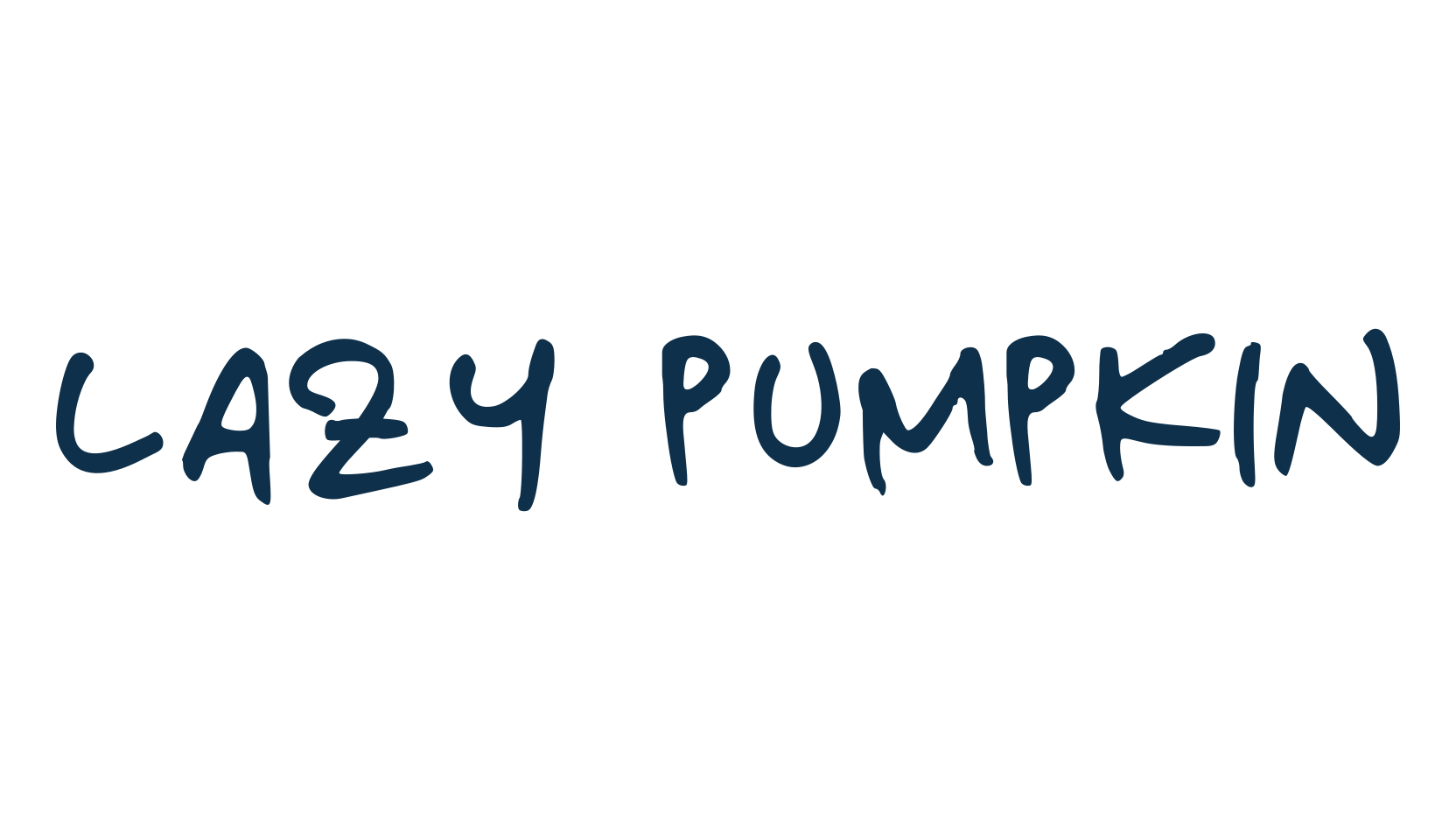 Lazy Pumpkin, fancy decorative font preview