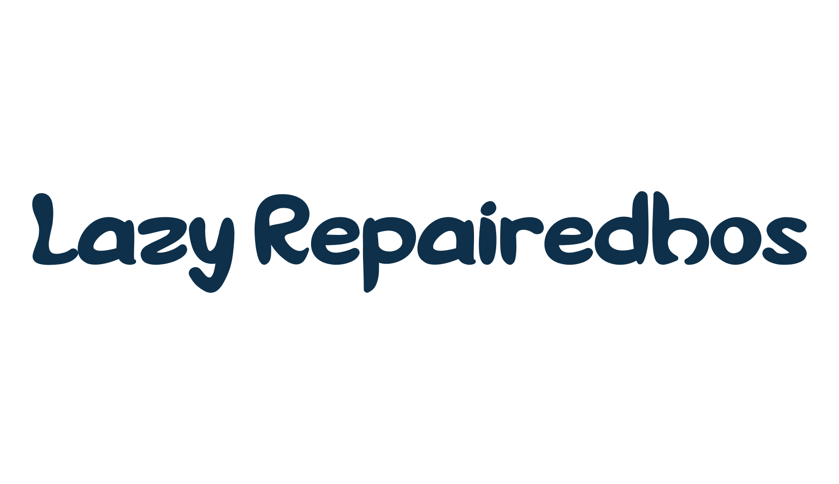 Lazy Repairedhos, fancy various decorative font preview
