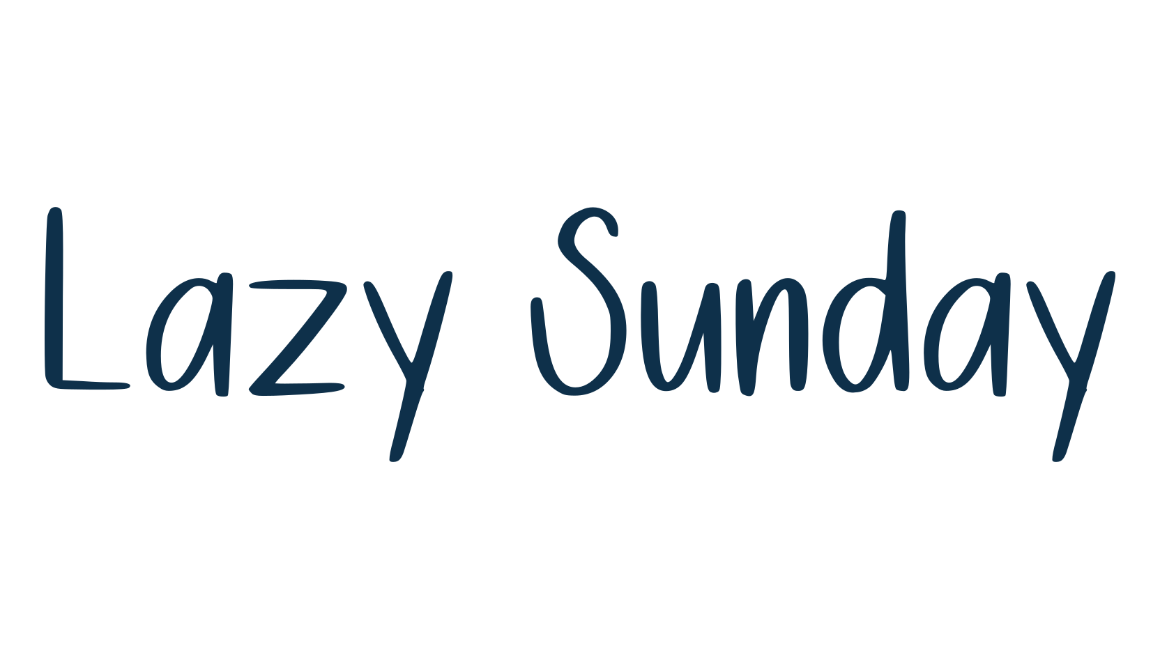 Lazy Sunday (lazy-sunday-2), script handwritten fancy decorative calligraphy font preview