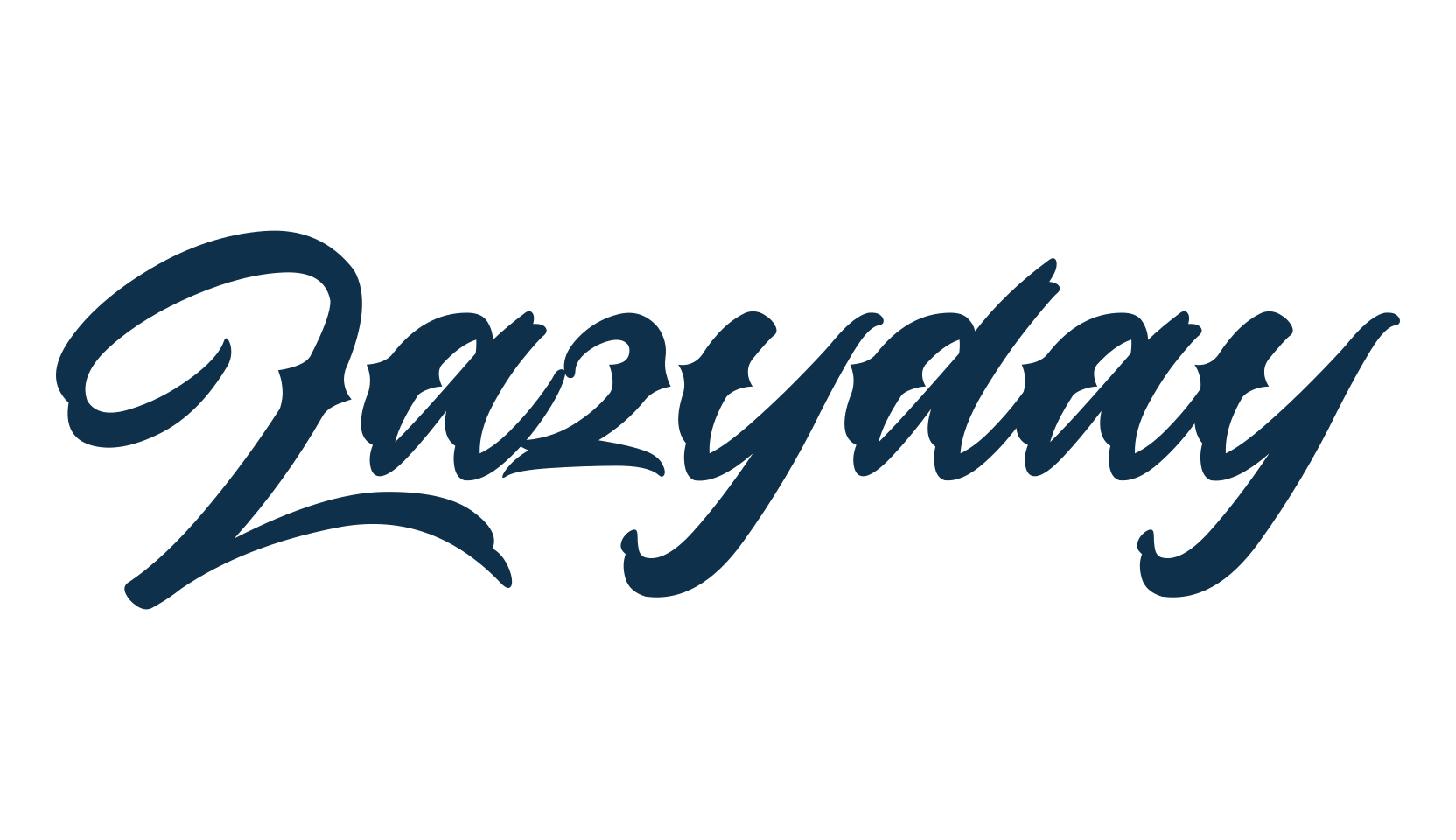 Lazyday (lazyday-2), fancy decorative font preview