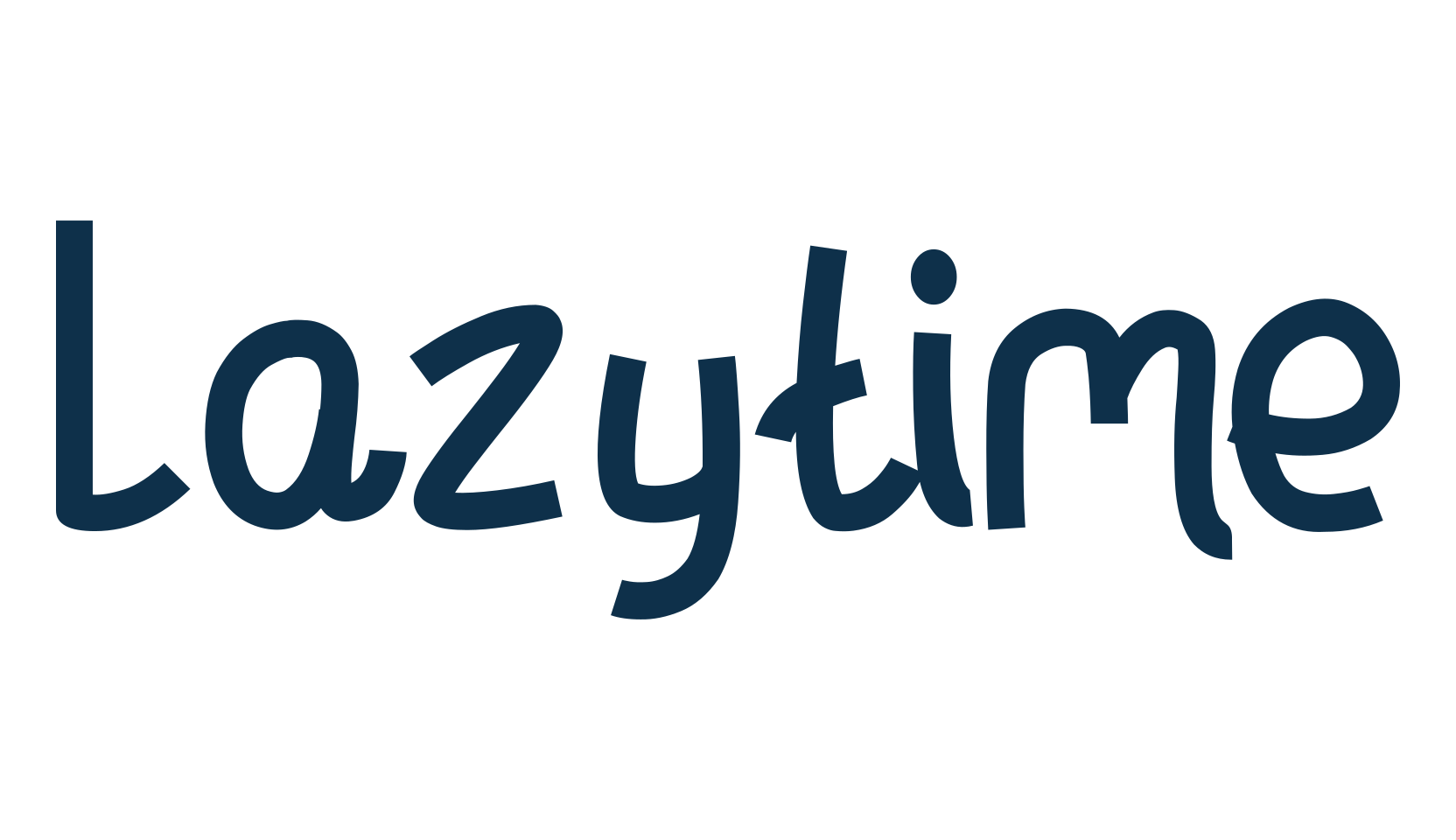 Lazytime, cartoon font preview