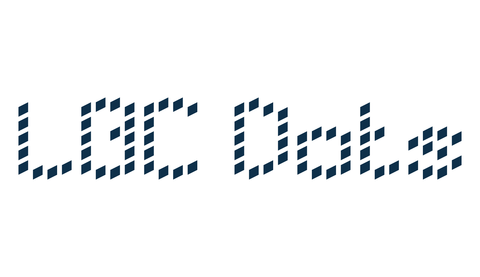 LBC Dots, fancy various techno sci-fi font preview