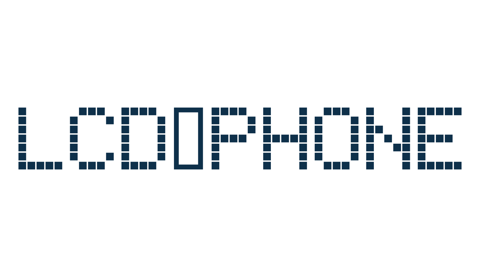 LCD Phone, techno lcd sci-fi font preview