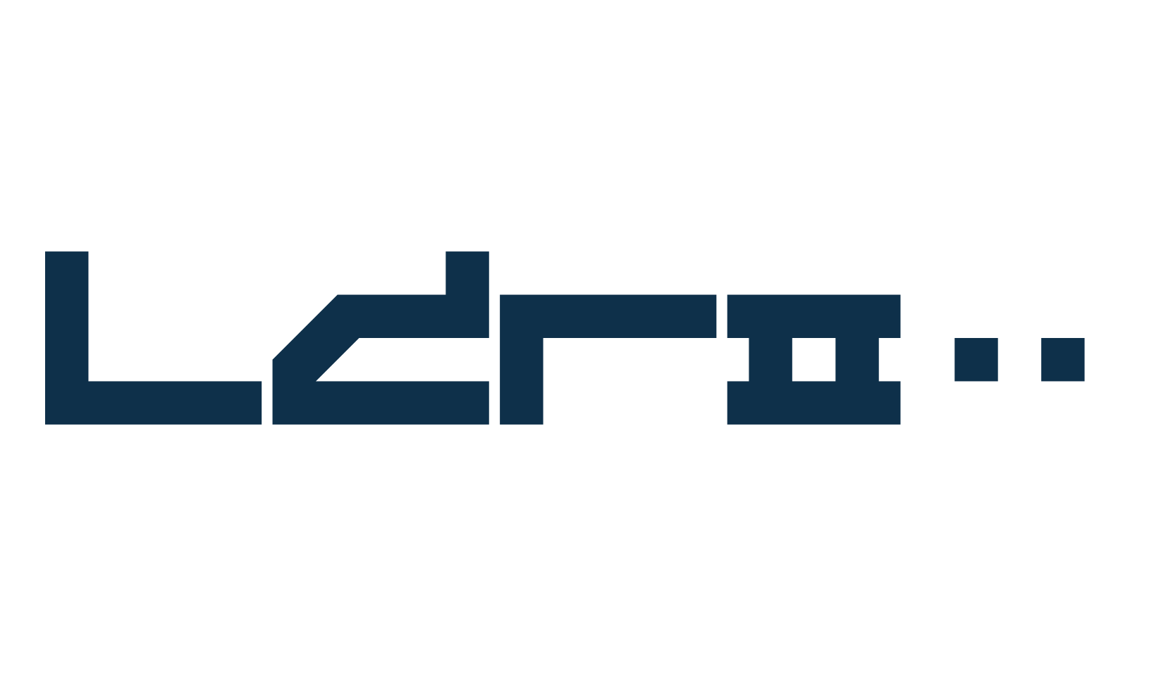 LDR#8, fancy various techno sci-fi font preview