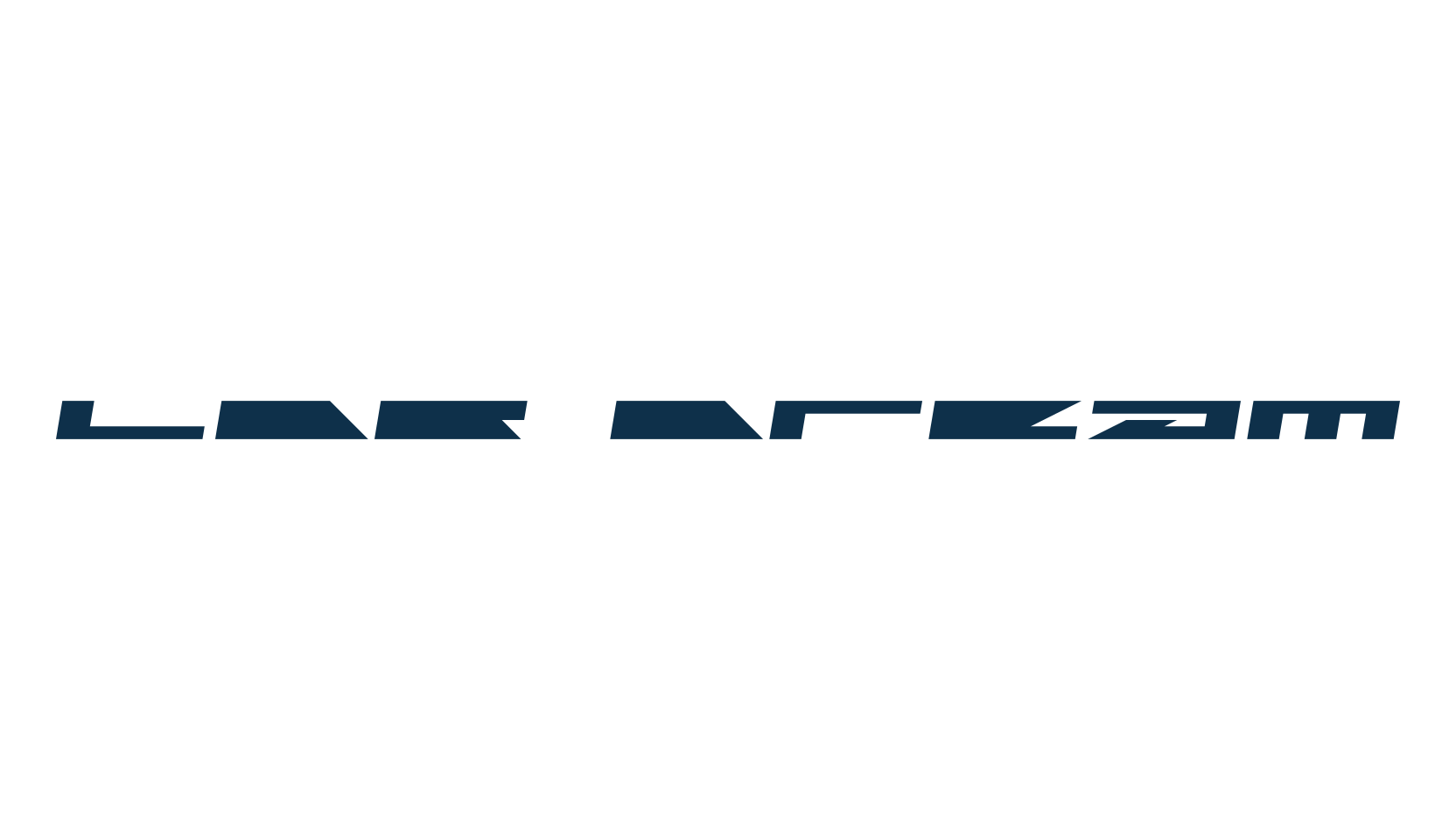 LDR Dream, techno sci-fi font preview