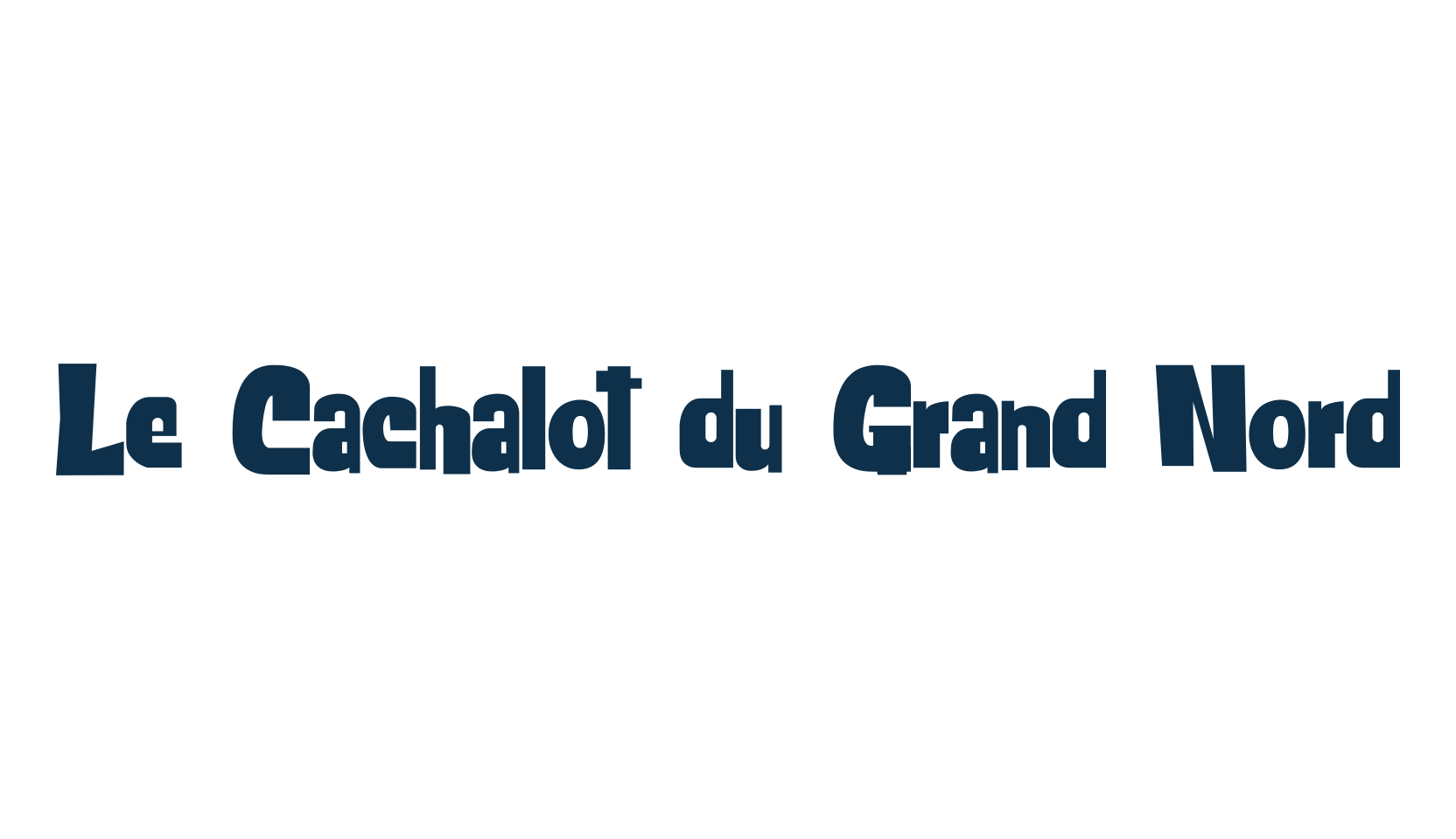 Le Cachalot du Grand Nord, cartoon font preview