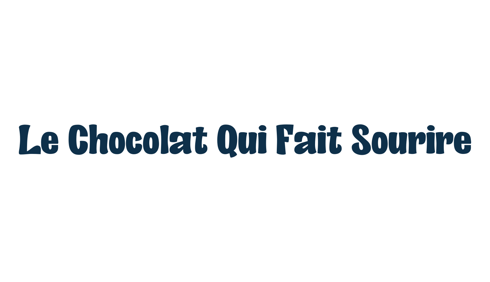 Le Chocolat Qui Fait Sourire, various font preview