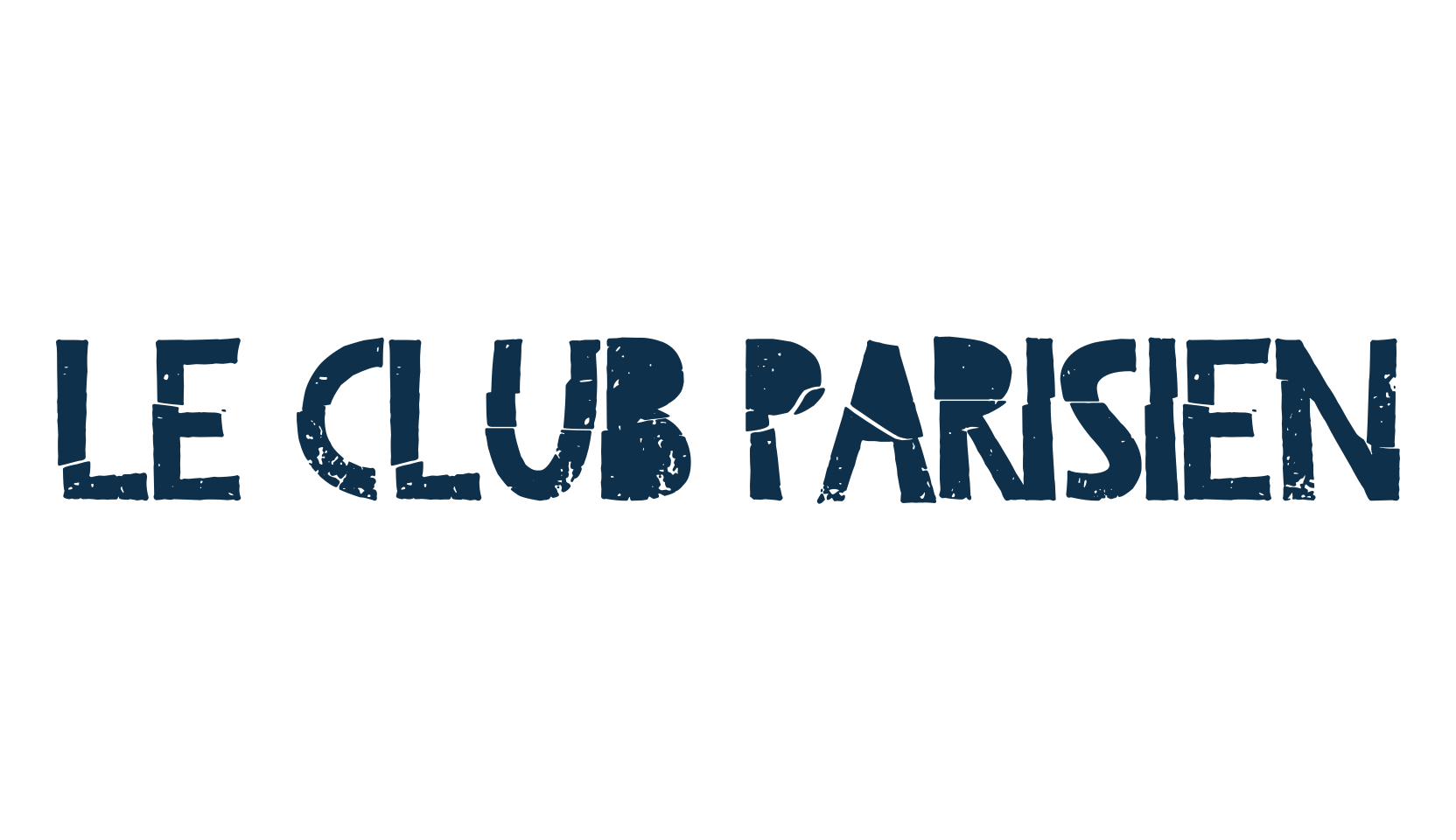 Le Club Parisien, destroy font preview