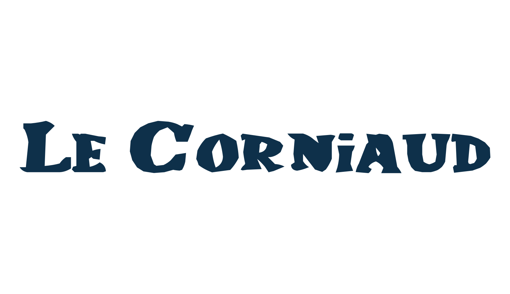 Le Corniaud, fancy eroded decorative font preview