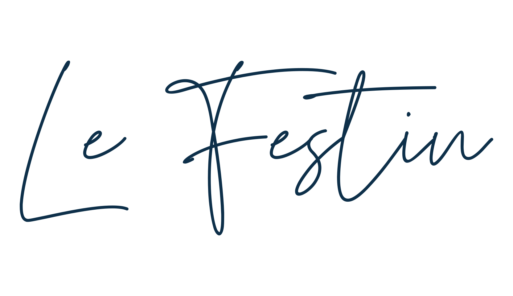 Le Festin, handwriting font preview