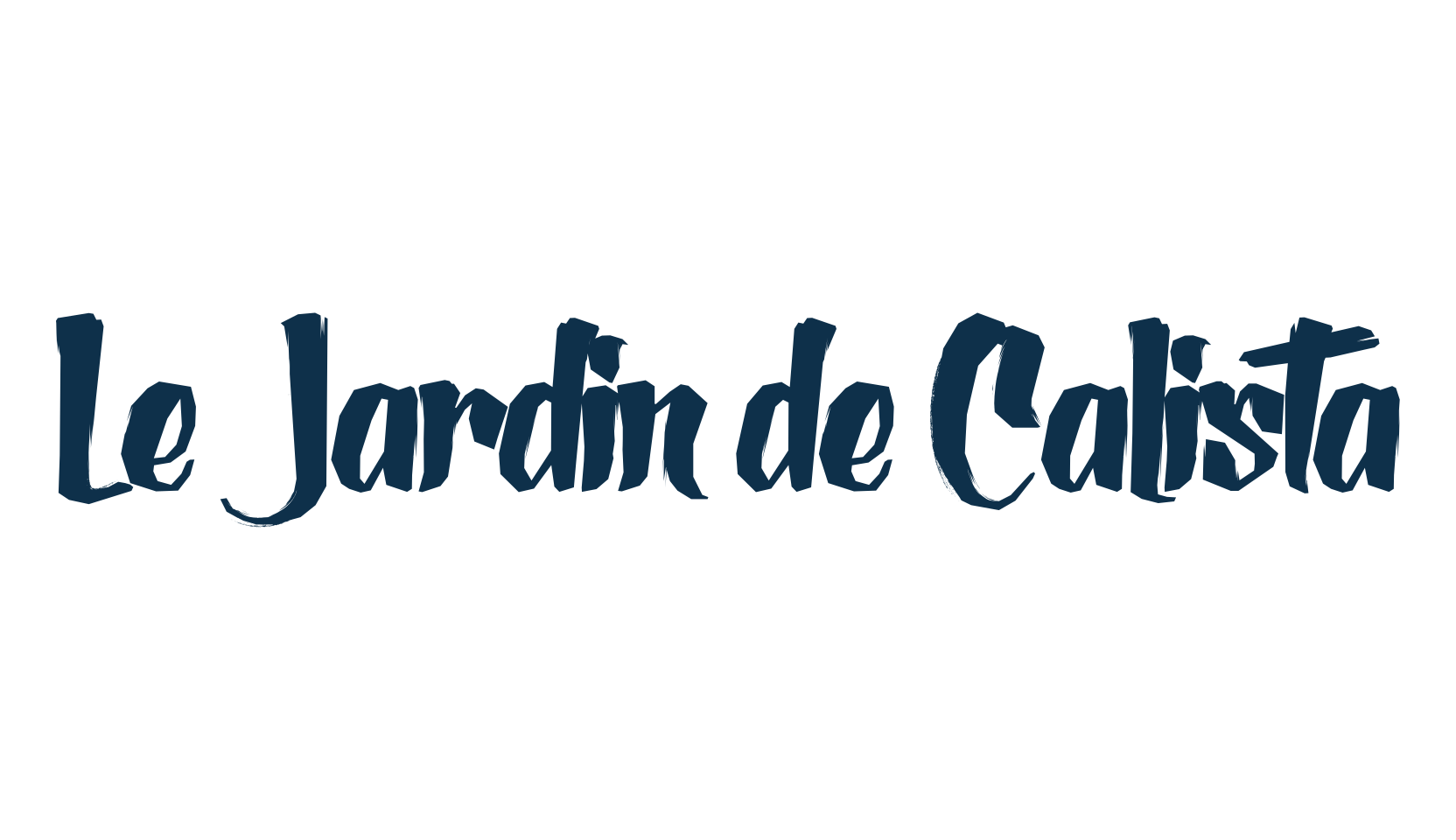 Le Jardin de Calista, various font preview