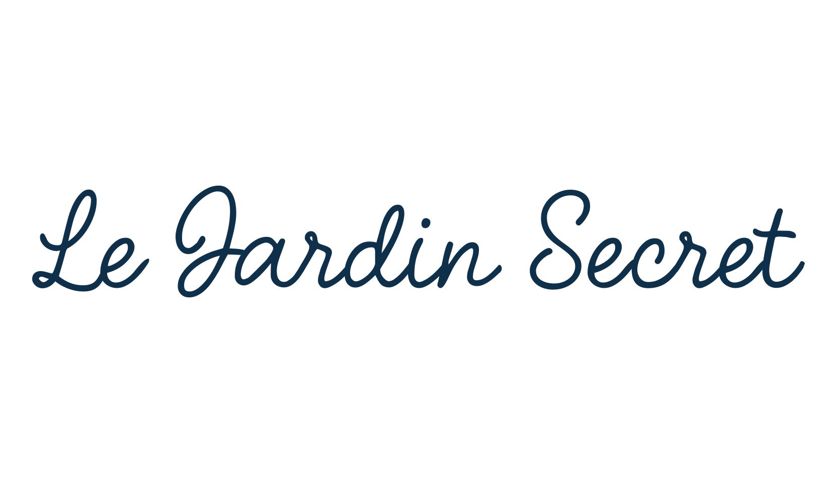 Le Jardin Secret, script school fancy decorative calligraphy font preview