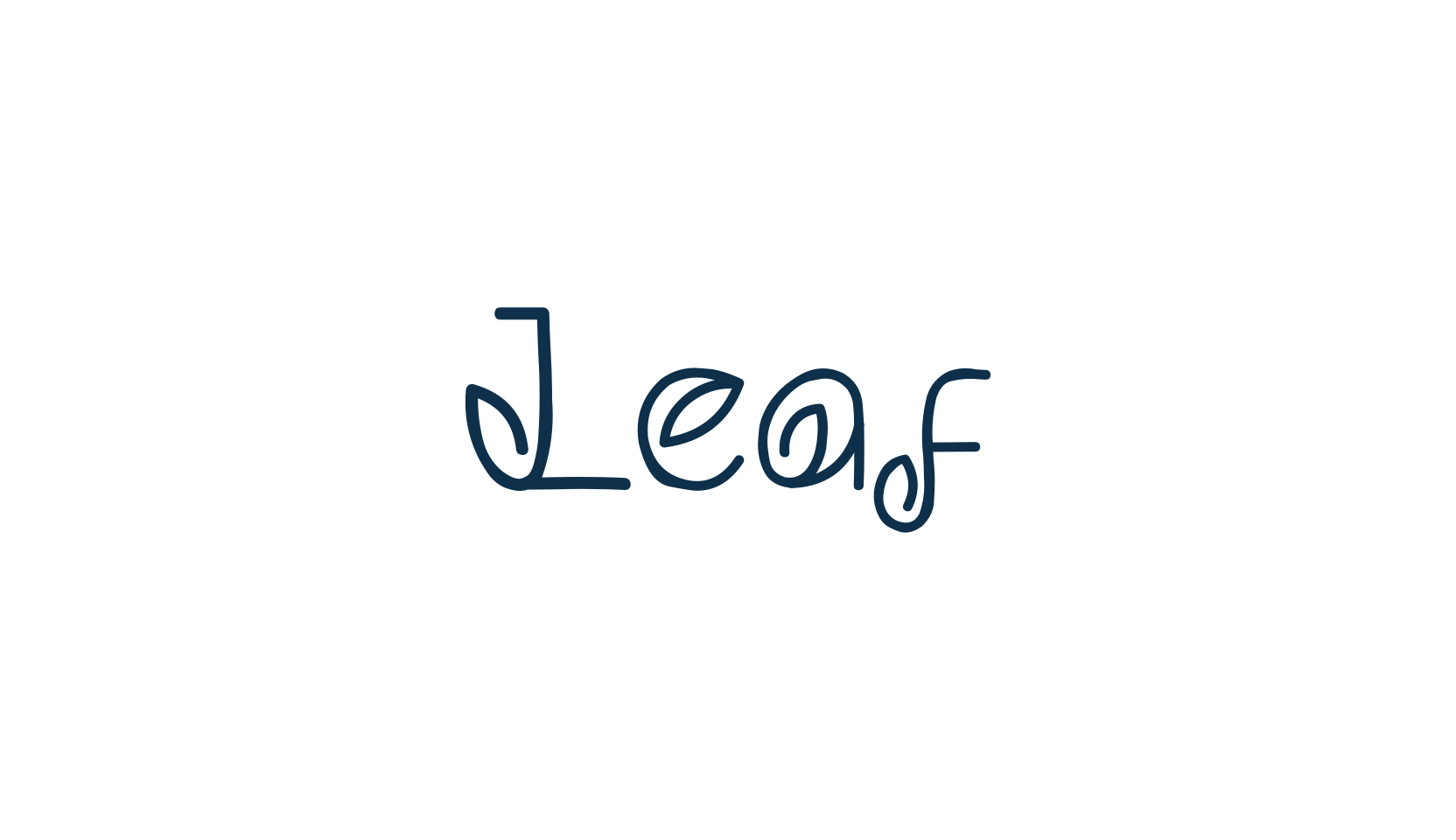 Leaf, decorative font preview