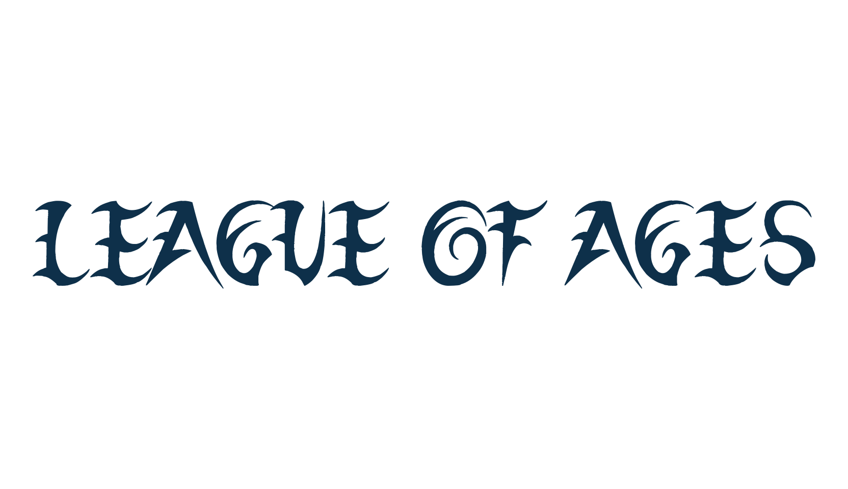 League of Ages, modern font preview